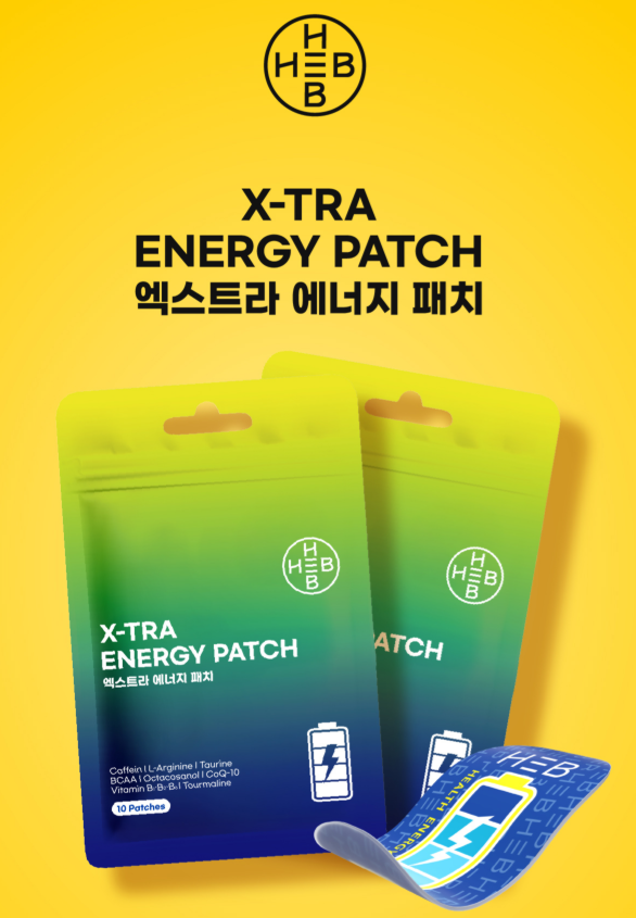 【直播】HEB LL102816 Extra Energy Patch 能量貼 (藍綠色10片)