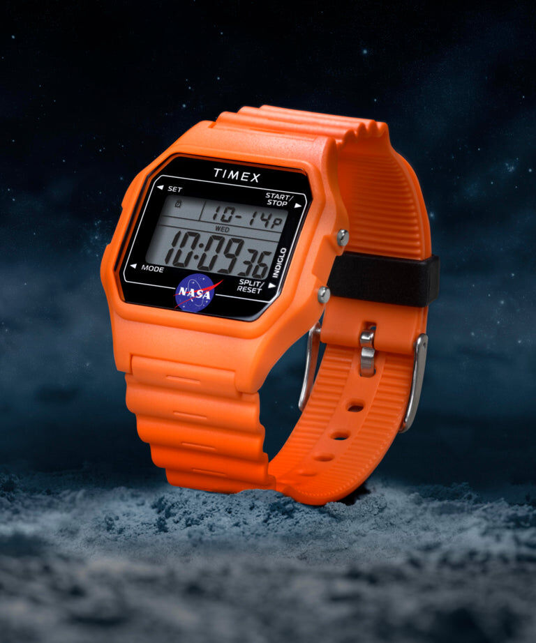 Timex Main Street NASA Artemis Digital 36mm Resin Strap Watch TW2Y13300
