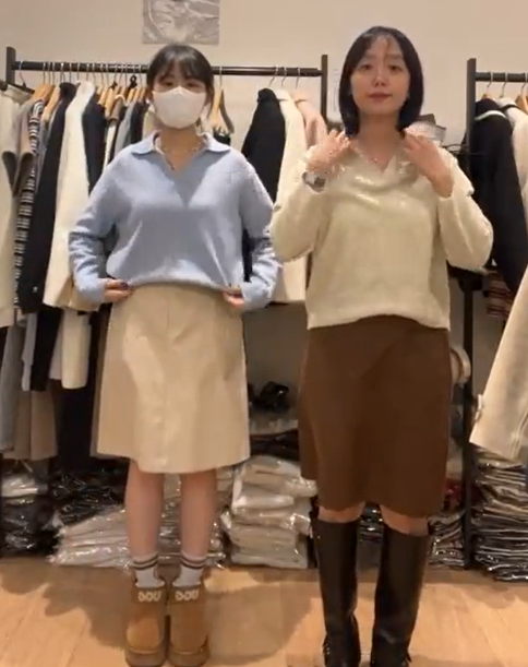 MN5114 麂皮絨中長裙