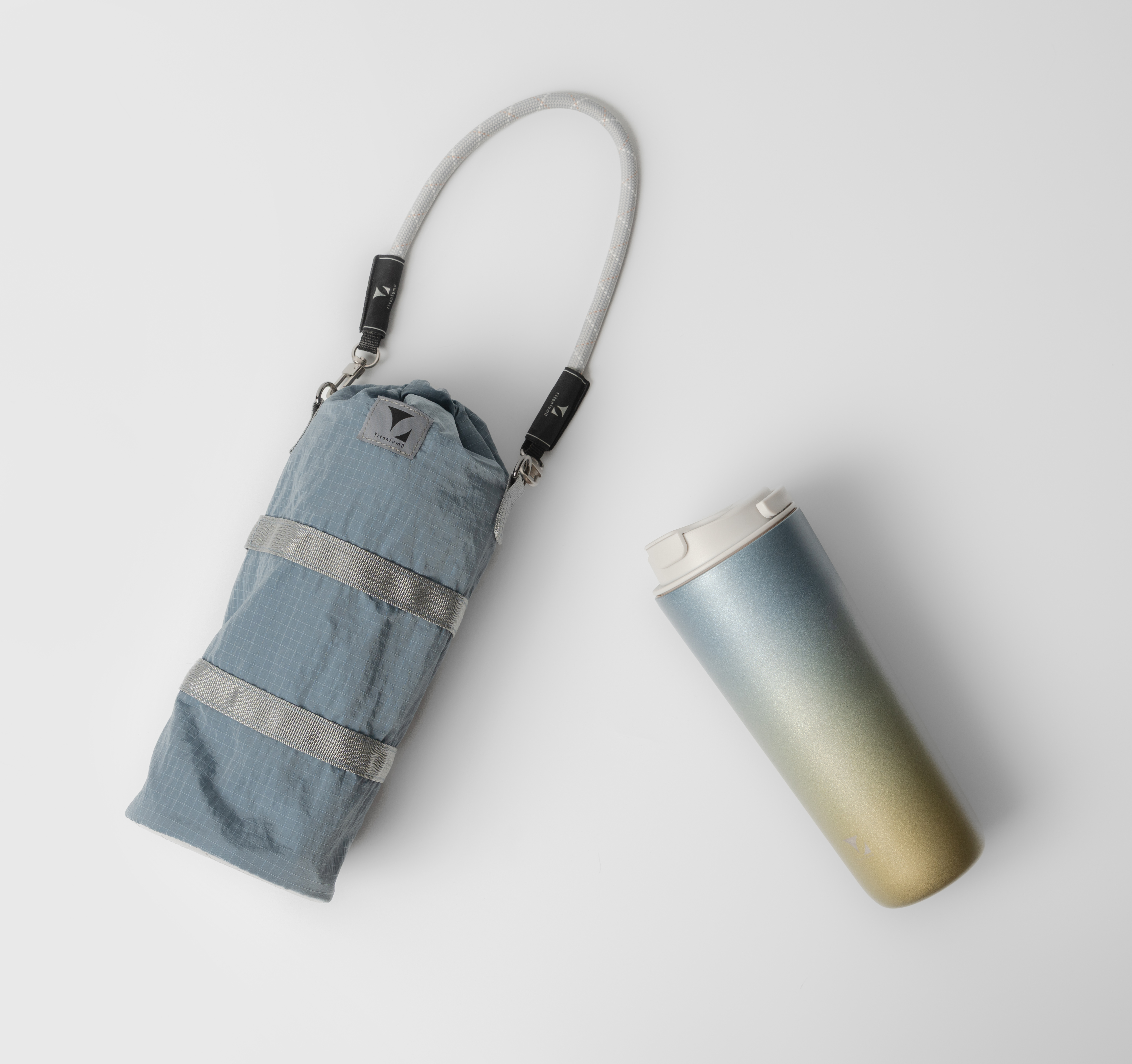 (繩)TiO跳跳繩僅繩無包)｜極灰(短) ｜鈦造全系列杯款通用杯袋通用繩