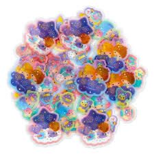 日本 Sanrio 夏日祭典系列 貼紙連收納袋 (40入)