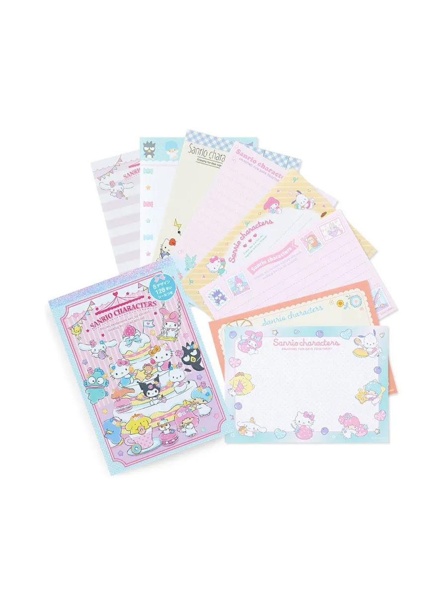 日本製 Sanrio 便條紙簿 8+1 附貼紙 (便條紙128張 貼紙30張)