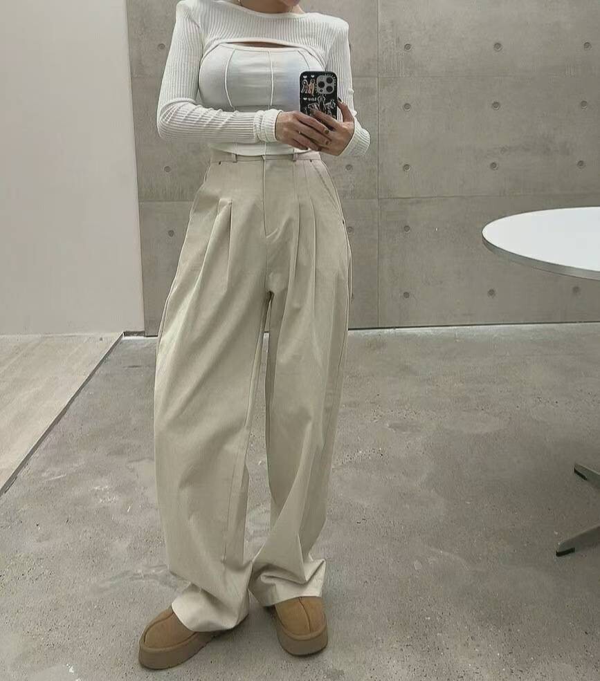 內刷絨休閒長褲