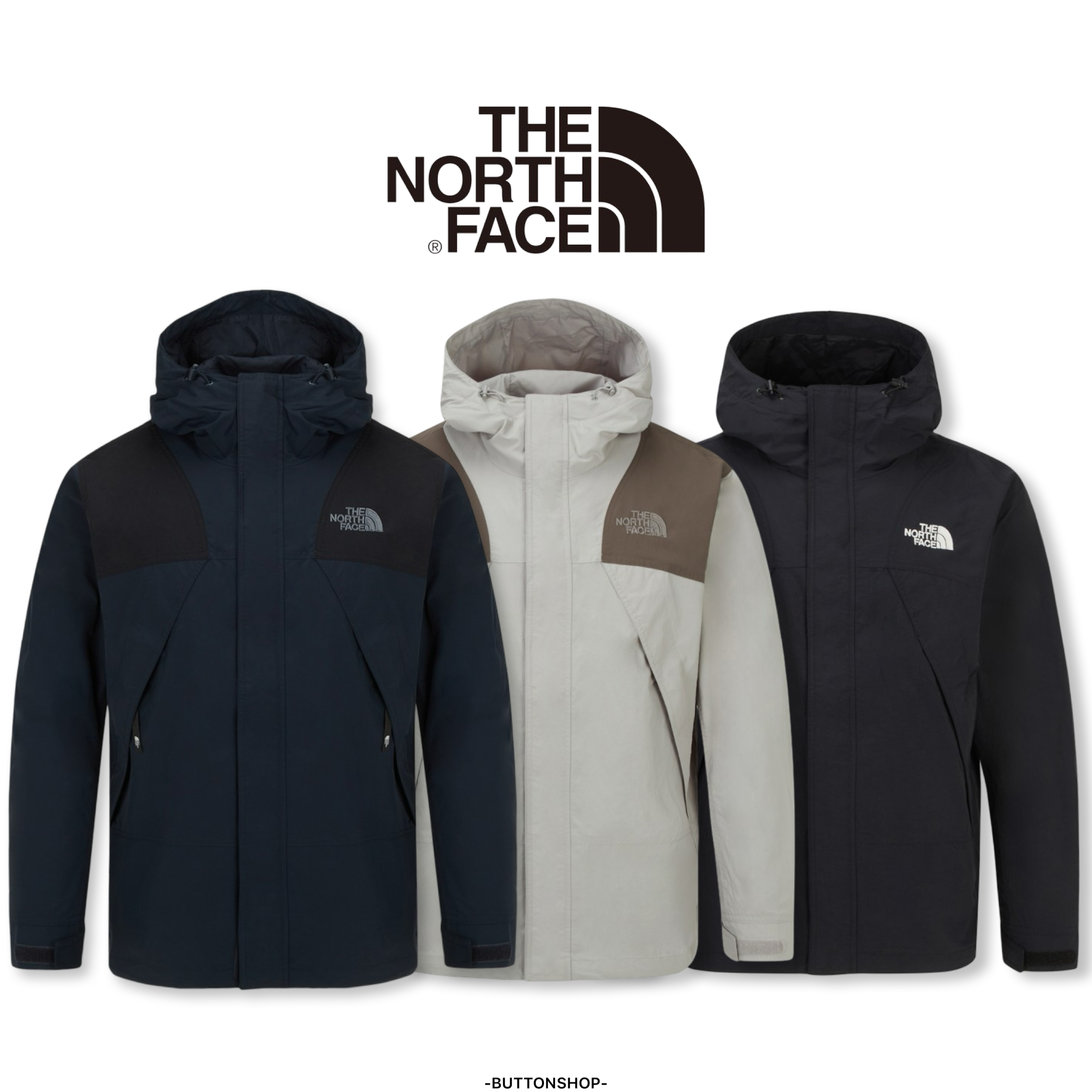 【代購 】The North Face M'S SPINE JACKET 北臉 SPINE 山型 防風外套 NJ3BR50