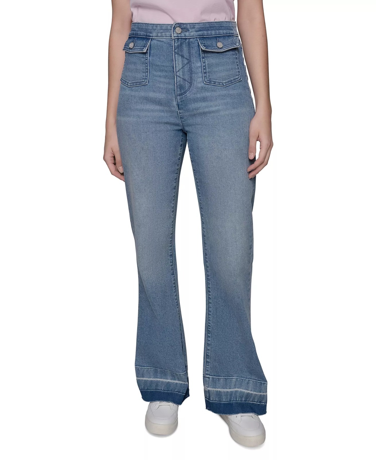 【預購】KARL LAGERFELD PARIS H102857 女裝喇叭褲