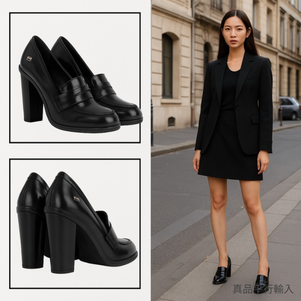 【預購】Tommy Hilfiger H102859 女裝粗跟高跟鞋