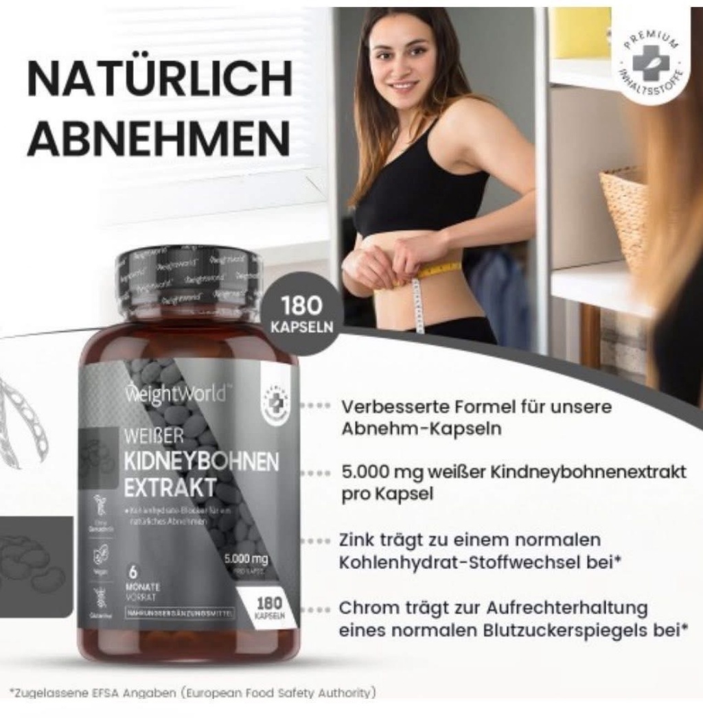 德國 WeightWorld 白腎豆萃取膠囊 180顆