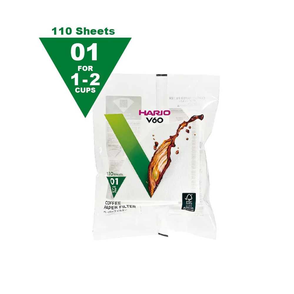 HARIO 圓錐濾紙01-110張 漂白
