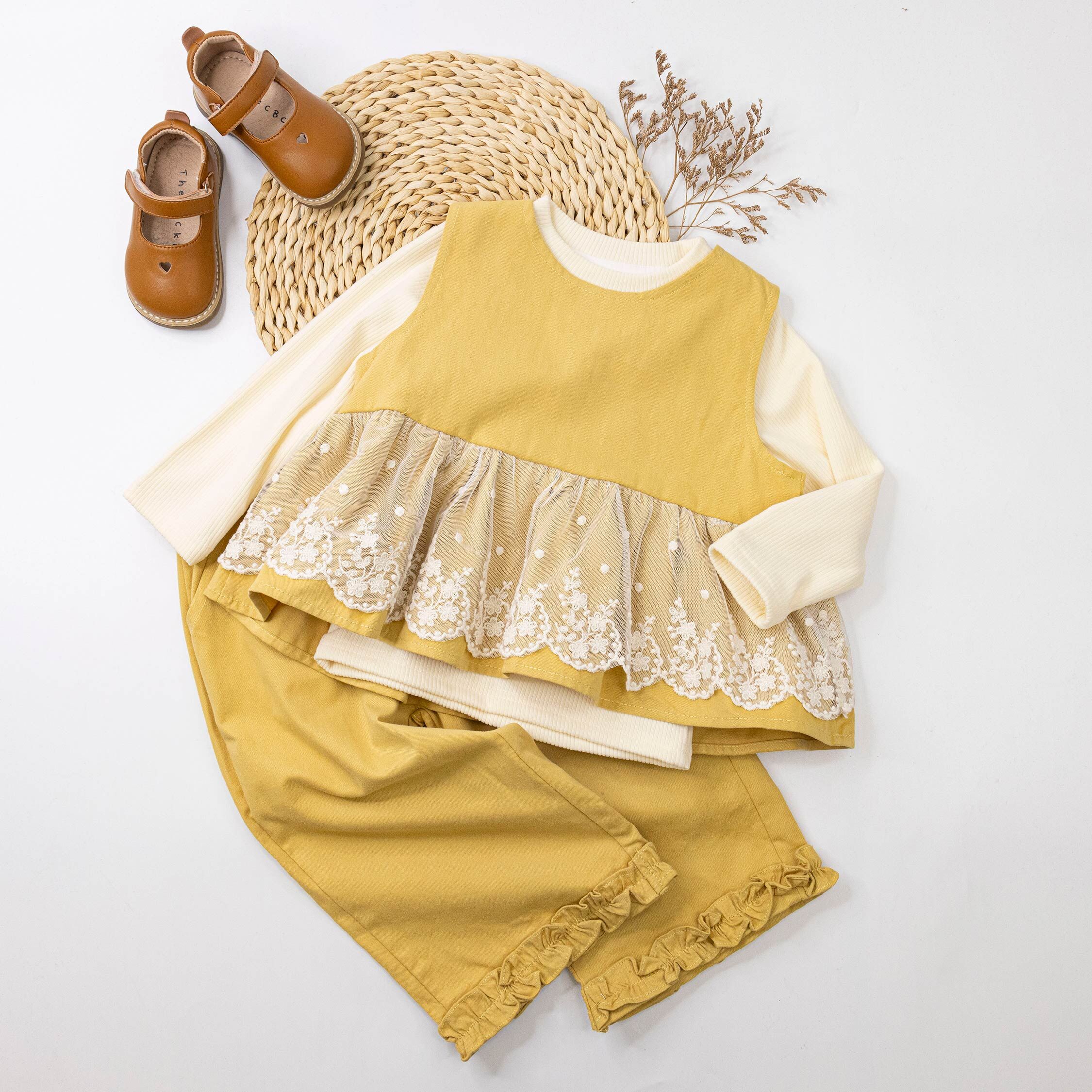 【H55627】法式田園浪漫三件式套裝