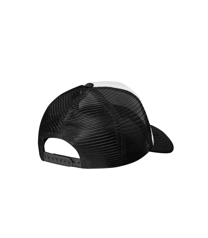 HOUNDSTOOTH RUNNING DOG TRUCKER CAP (WOMENS)