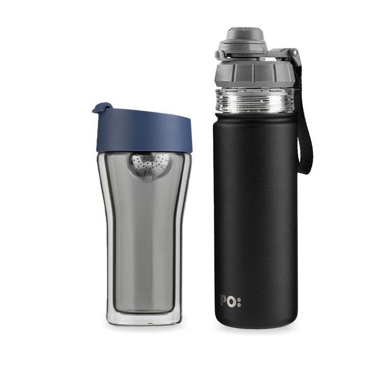 (預購4月底出貨)PO: 丹麥泡茶二件組(磁吸濾球魔力杯3.0-共3色/醇泡保溫瓶350ml-共2色)