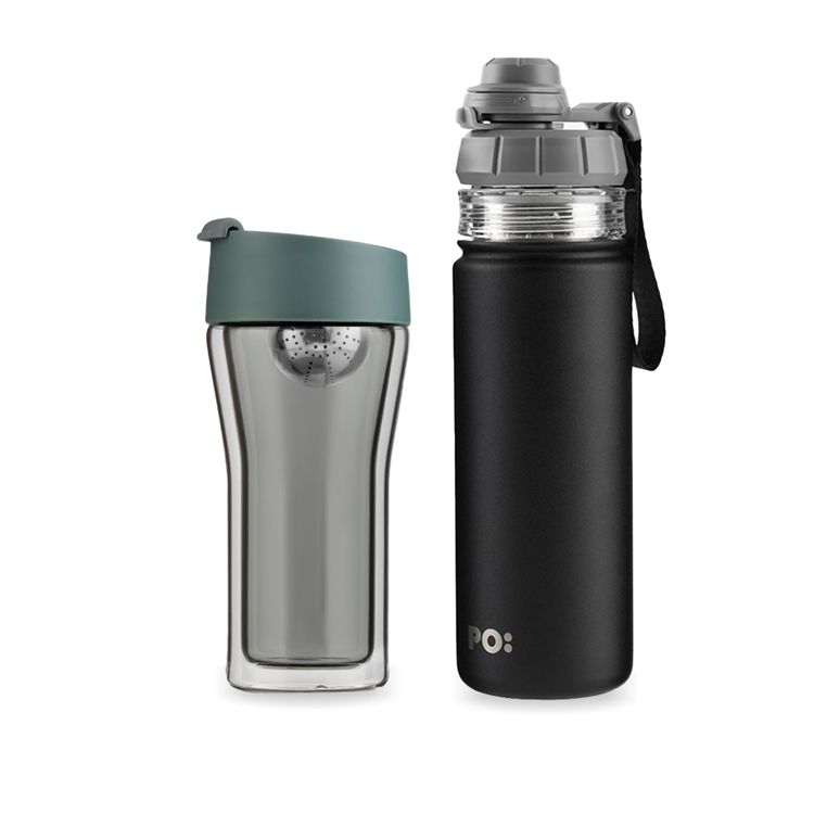 (預購4月底出貨)PO: 丹麥泡茶二件組(磁吸濾球魔力杯3.0-共3色/醇泡保溫瓶350ml-共2色)