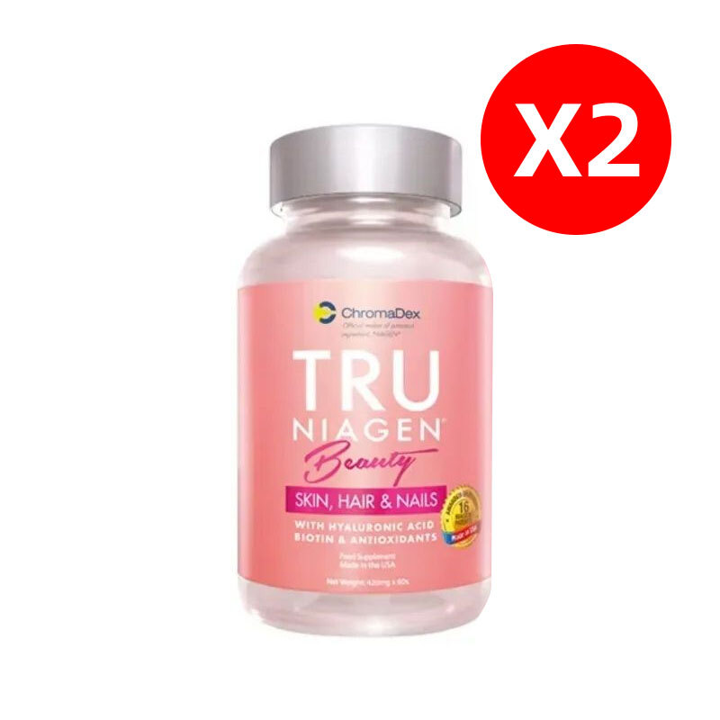 TRU NIAGEN樂加欣 粉紅樂加欣 樂加欣 NAD+ Beauty 抗衰老 NMN 粉紅  2盒*60粒裝/樽