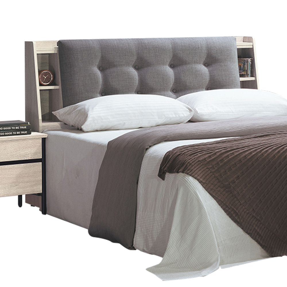 維森5尺雙人收納床頭箱