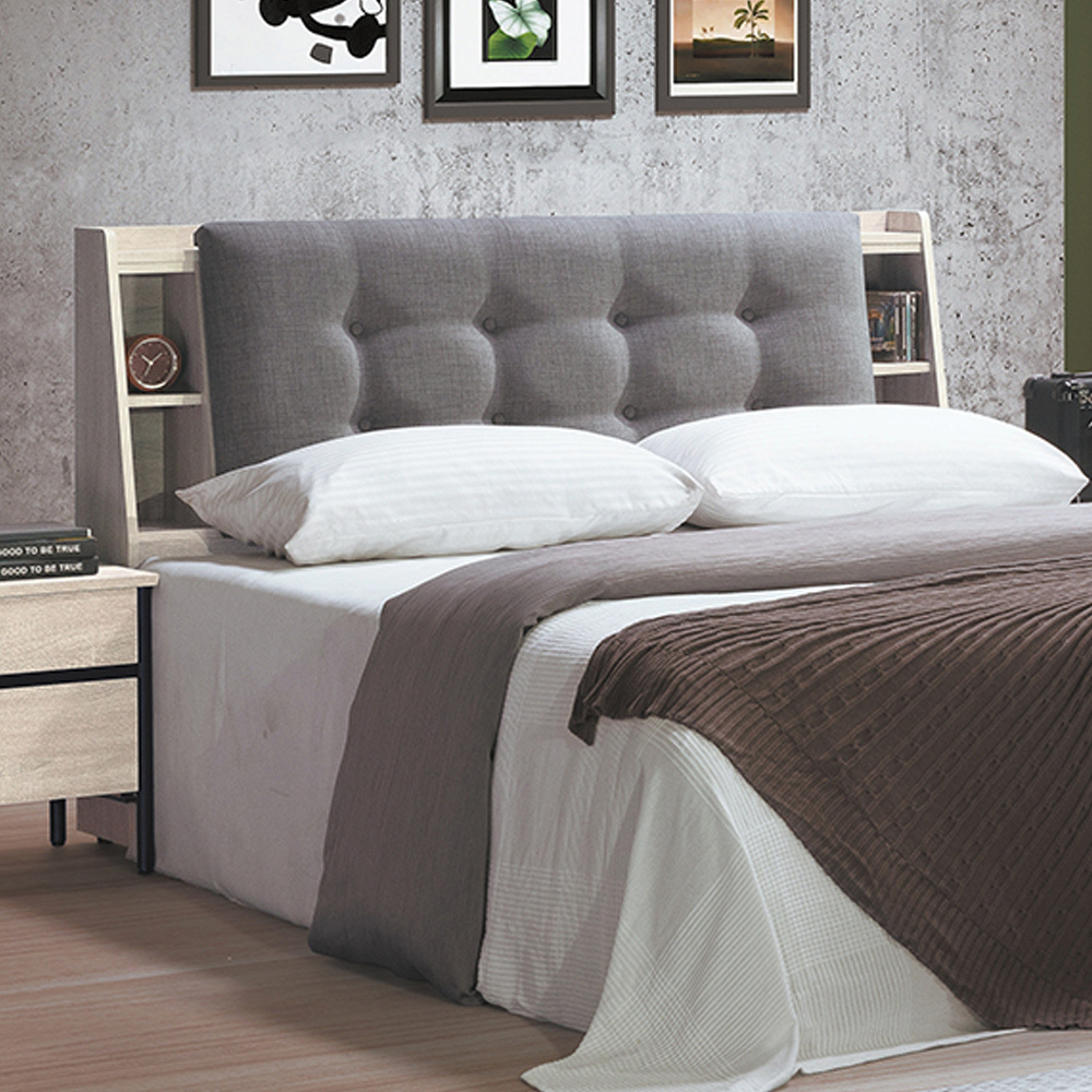 維森5尺雙人收納床頭箱