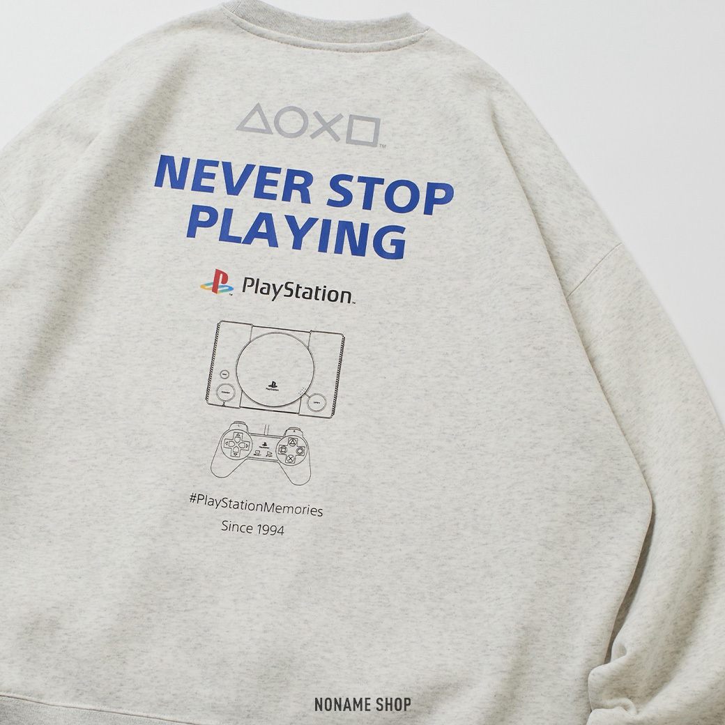 FREAK'S STPRE PLAY STATION 限量 背面 印刷 標誌 圓領 大學T 四色 (男款)