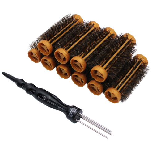 韓國可拆式全鬃毛圓梳組