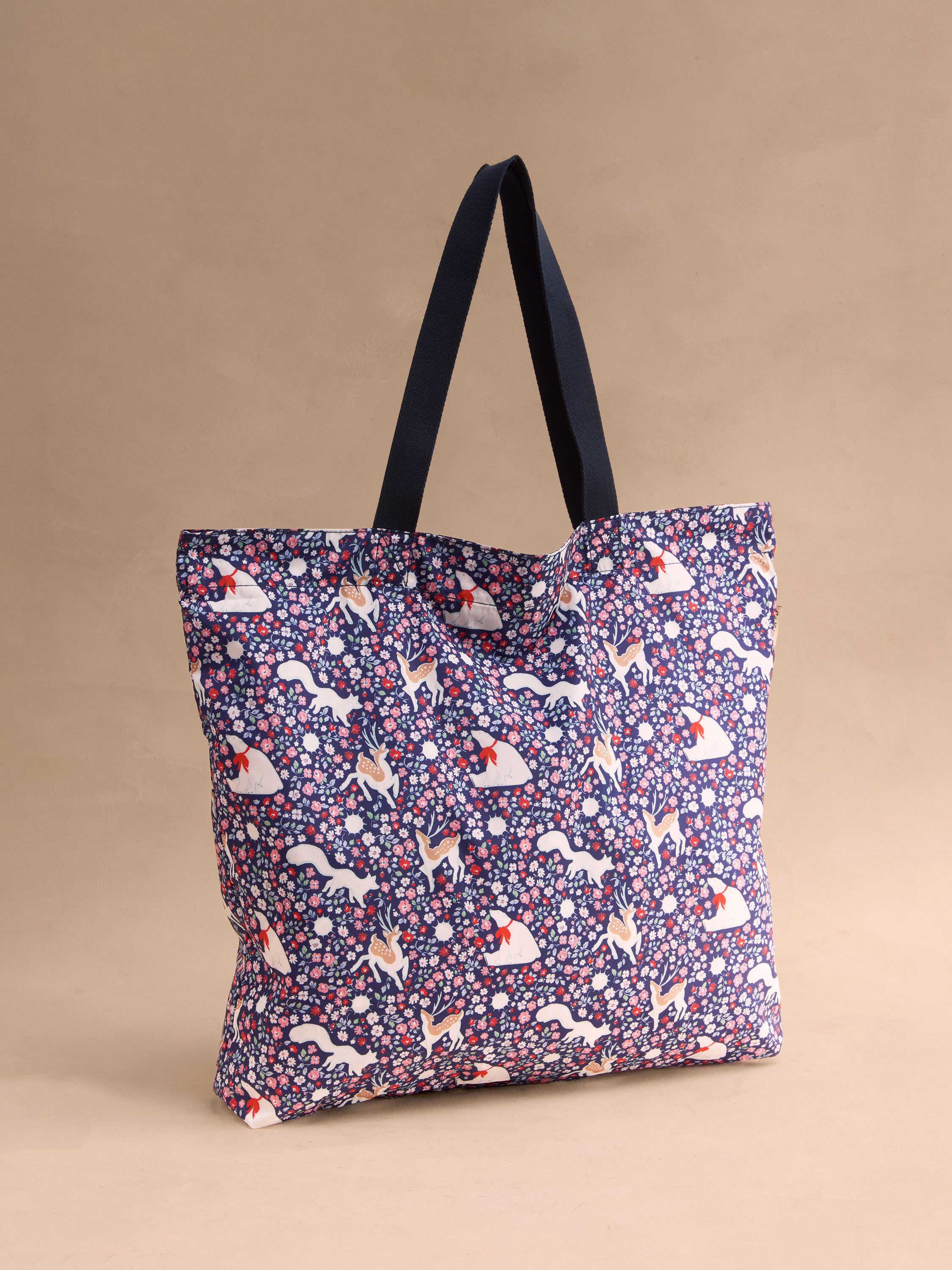 Polar Ditsy 大型可折疊拉鍊購物袋