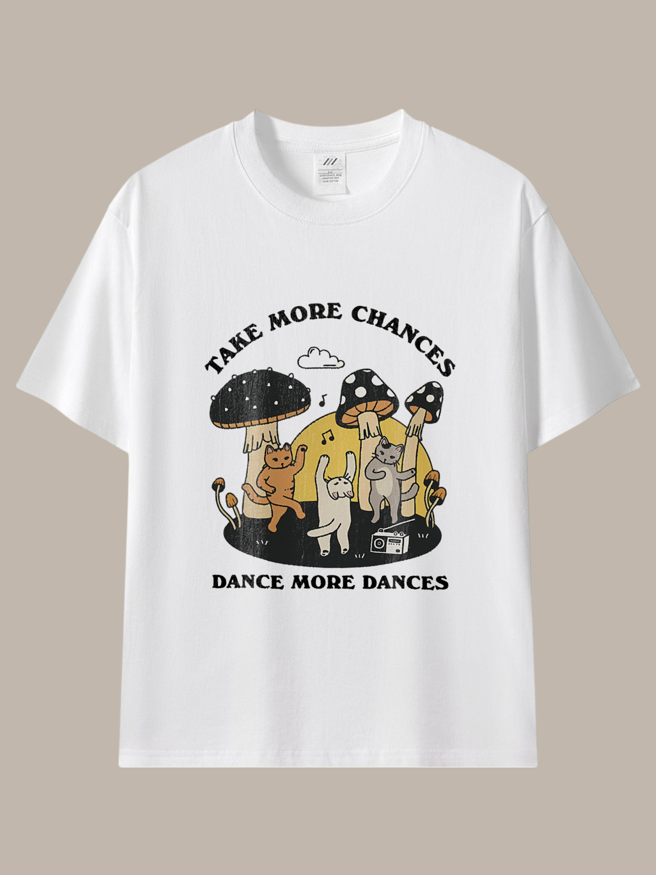 Happiness Collection · 森林裡的微笑插畫棉T