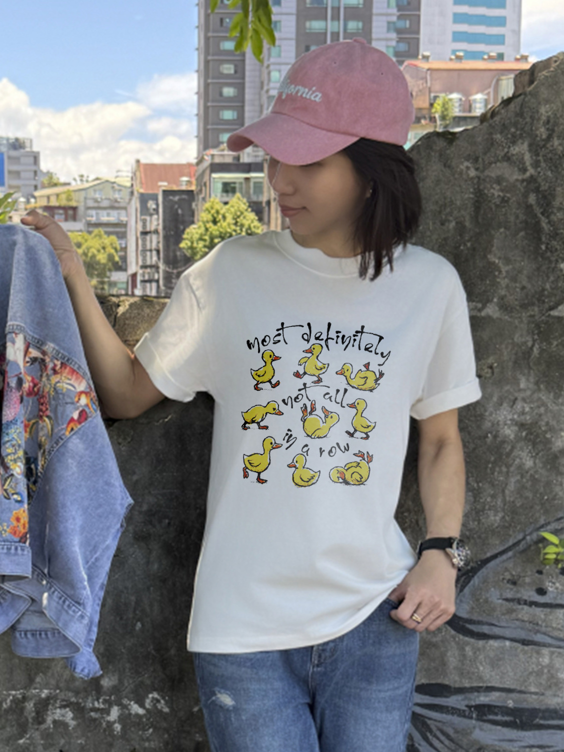 可愛就好，何必一致★不按牌理走的小鴨插畫棉T