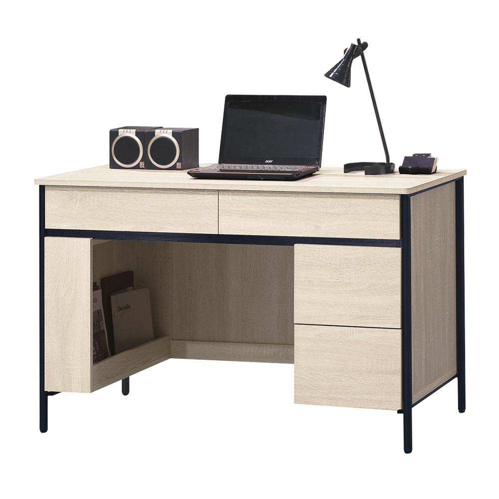 維森4尺四抽書桌/工作桌