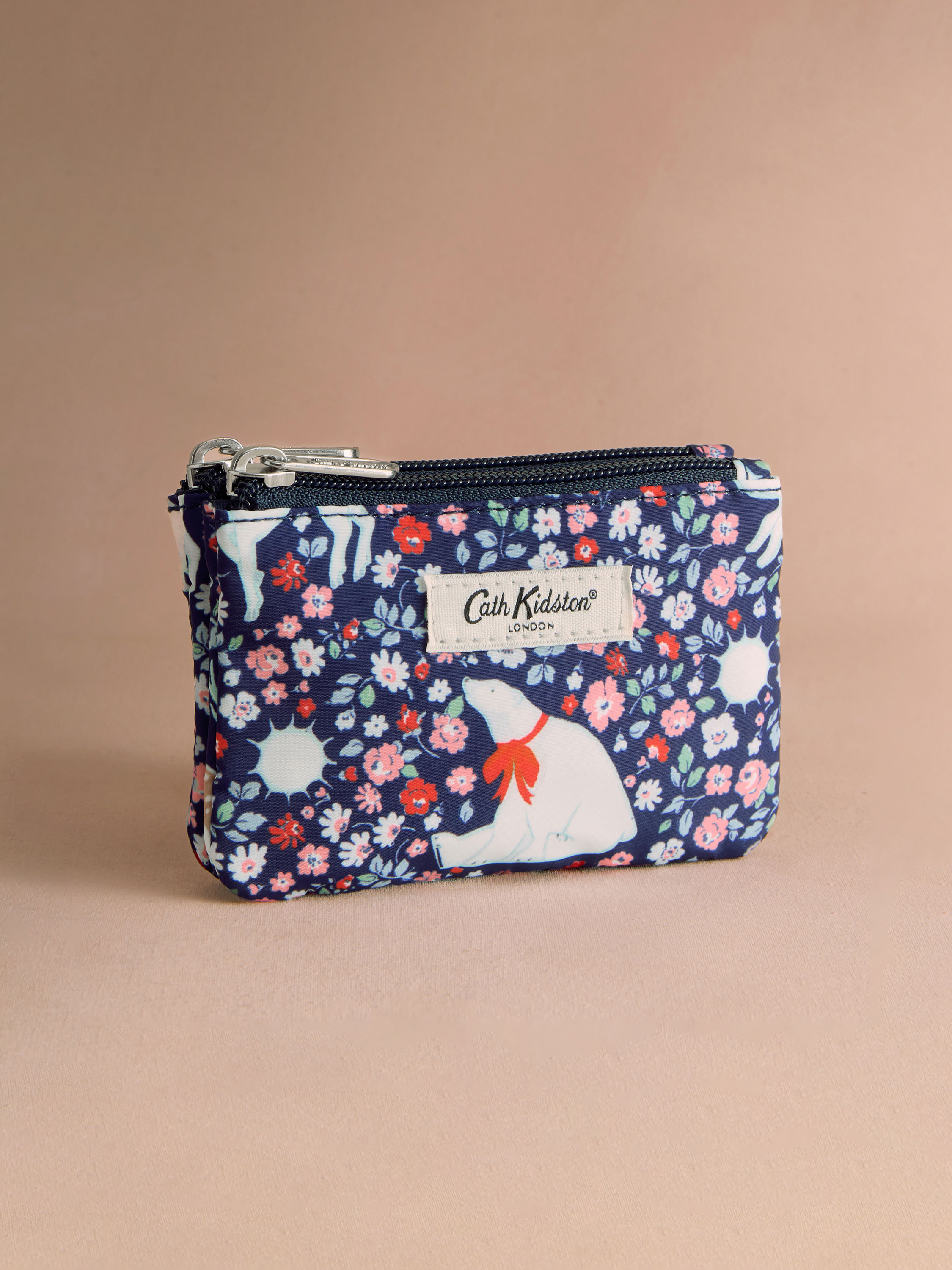 Polar Ditsy 雙層拉鍊零錢收納包