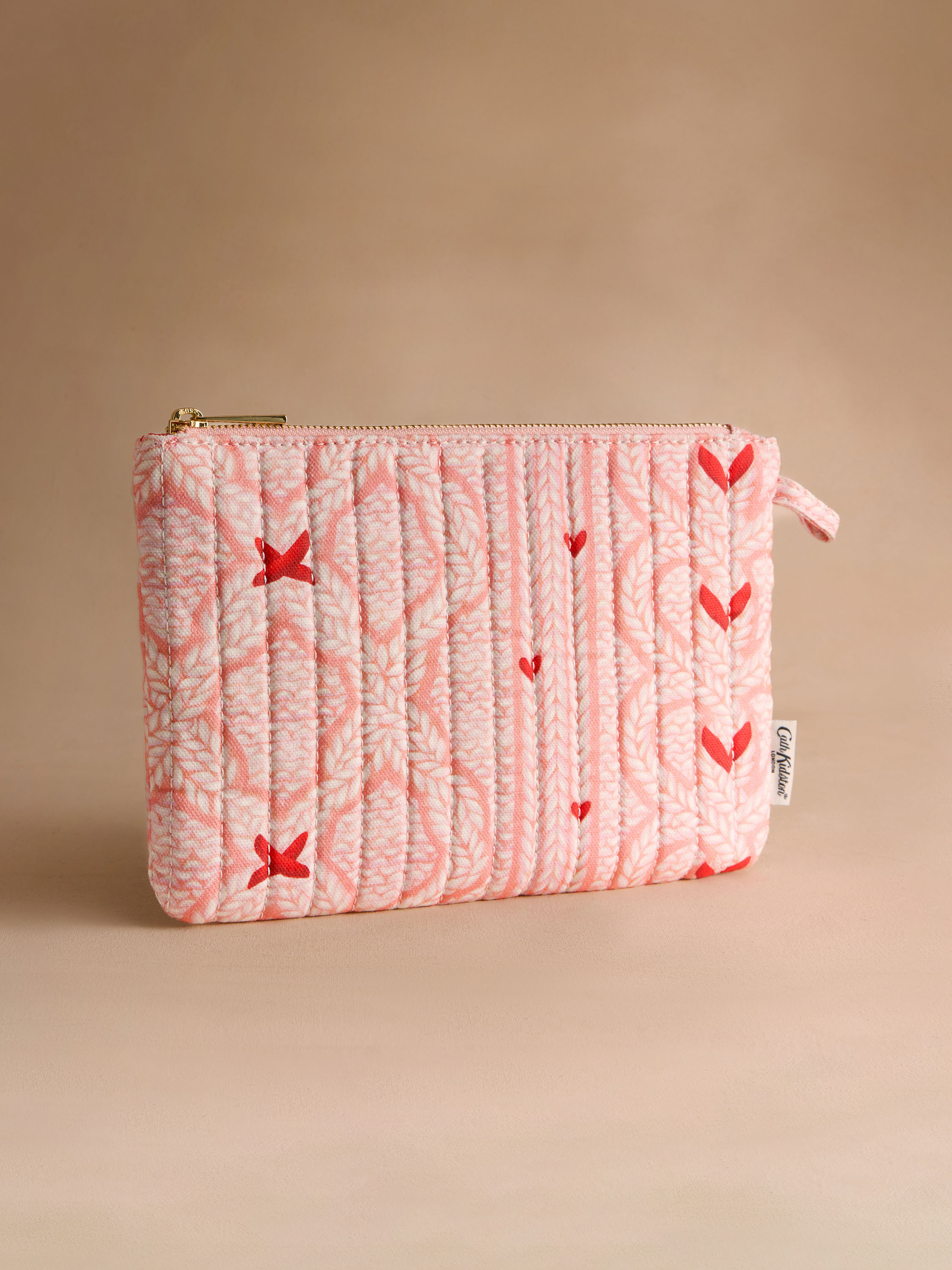 Knit Print 絎縫棉長方收納包