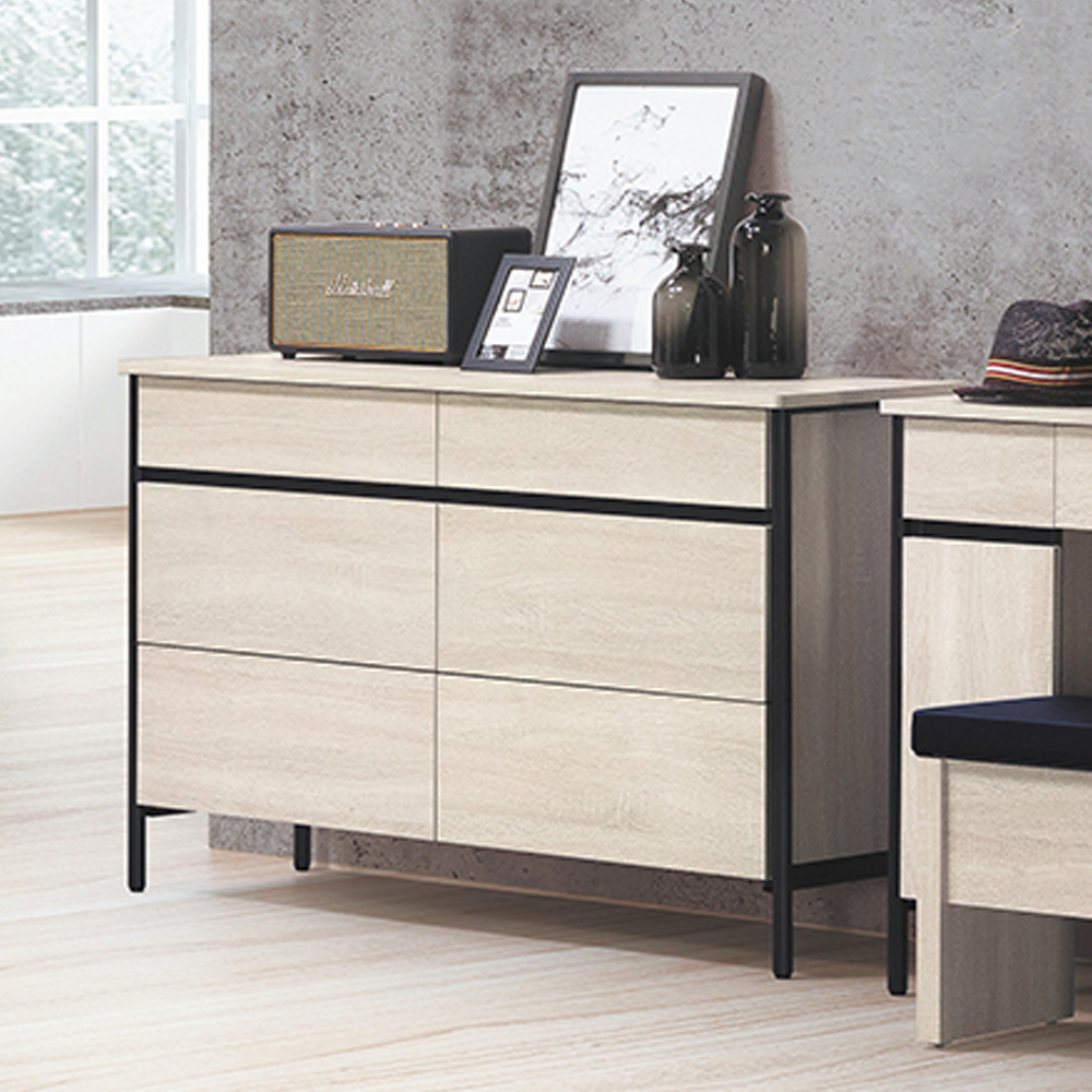 維森4尺六斗櫃/抽屜收納櫃/置物櫃