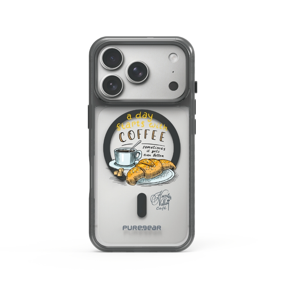 iPhone 冰鑽減壓防摔保護殼 / 早餐咖啡 (獵人谷咖啡)