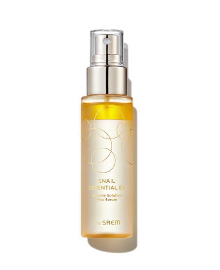 The Saem- SNAIL ESSENTIAL EX Wrinkle Solution Mist Serum 75ML