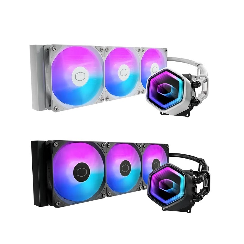 米特3C數位–酷碼 MasterLiquid 360 Core II ARGB 水冷散熱器 黑色/白色