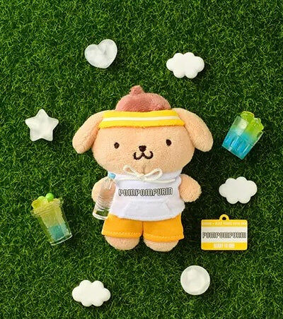 OLIVE YOUNG X Sanrio Pompompurin Run Mascot Keychain