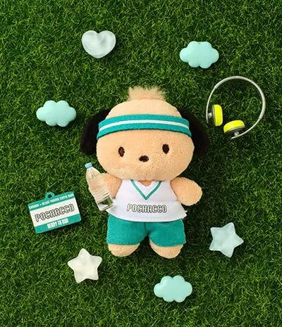 OLIVE YOUNG X Sanrio Pochacco Run Mascot Keychain