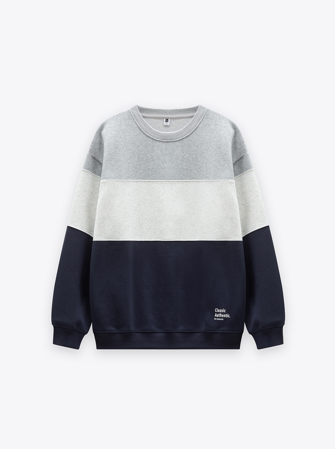 【期間限定】三拼色大學T【有加大尺碼】