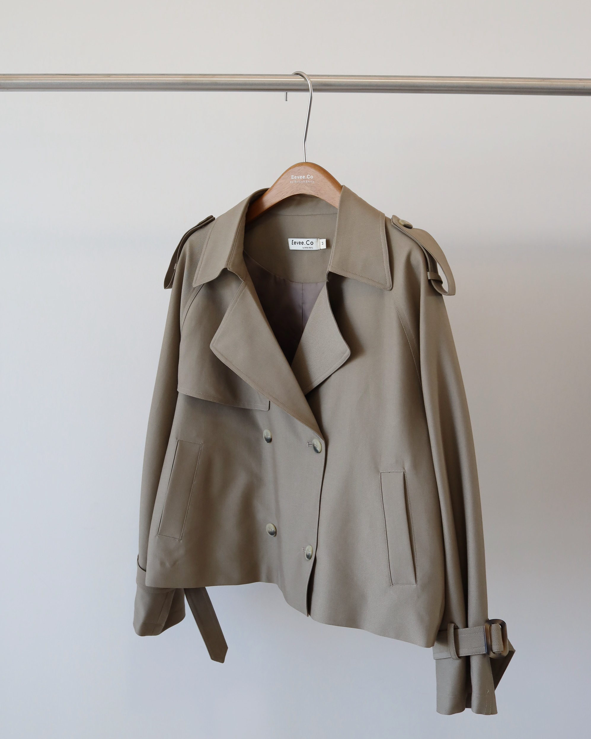 現貨 7284 短版Trench Coat 新色