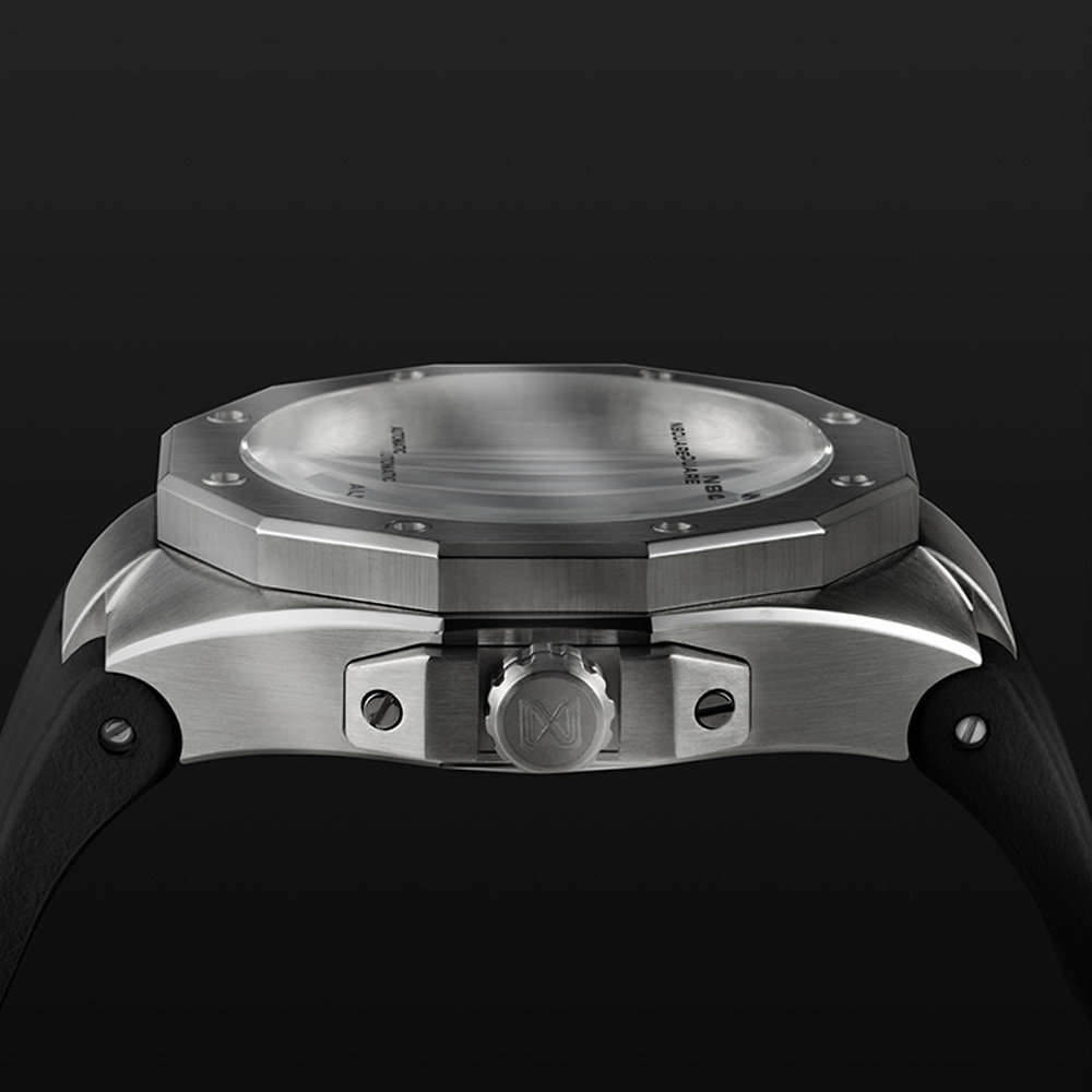 (預購)【NSQUARE】SNAKE KING蛇王系列 限量版 G0573 尊爵 蛇形 鑲貼 日期顯示 夜光 橡膠 機械錶