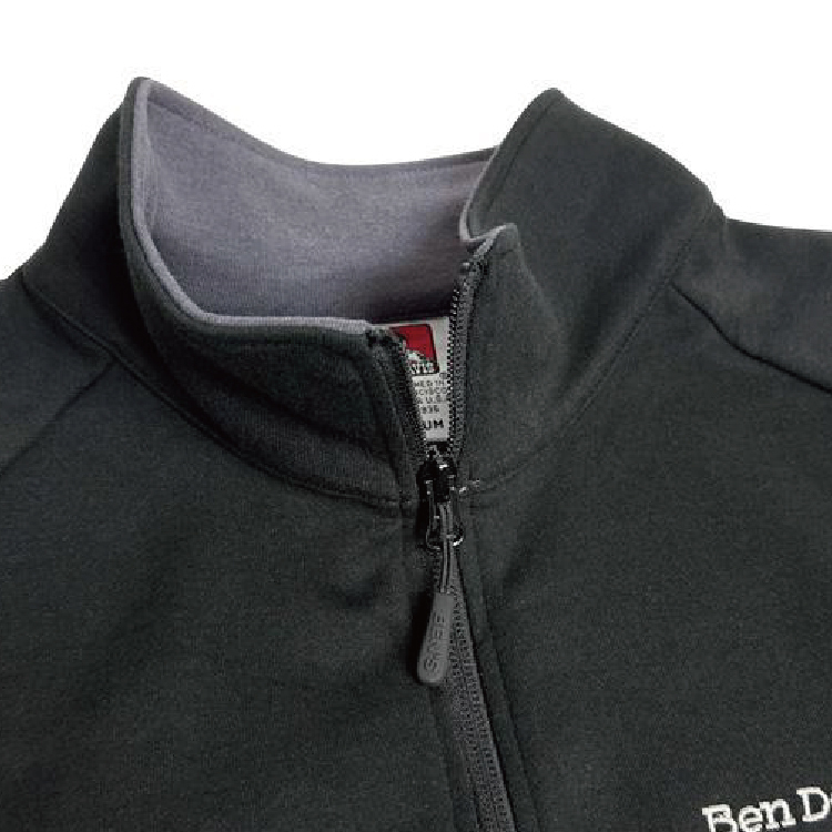 【 BEN DAVIS | 街頭拼色立領夾克 - 黑色 】