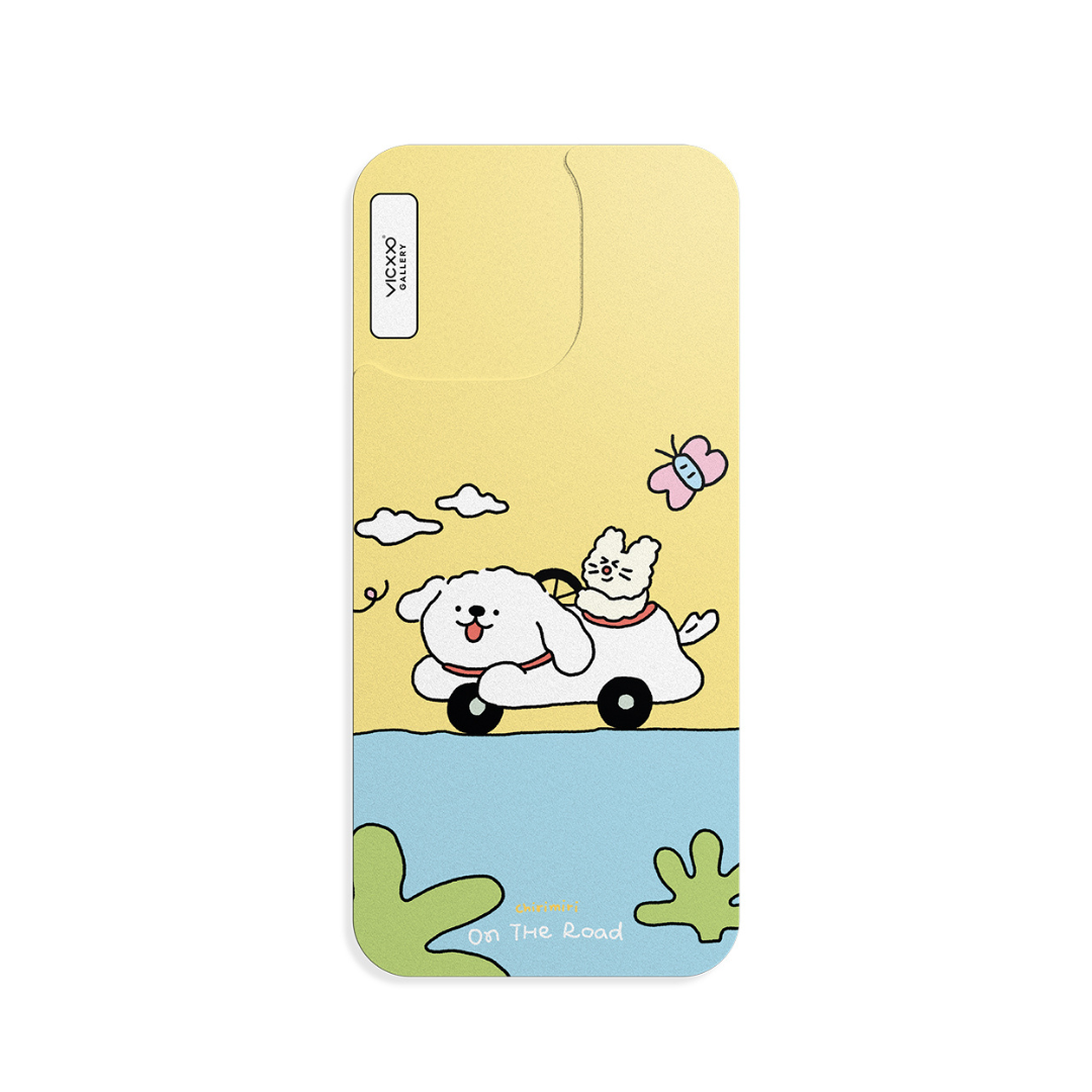 Chirimiri 手機背貼膜 / 溜狗-VM006