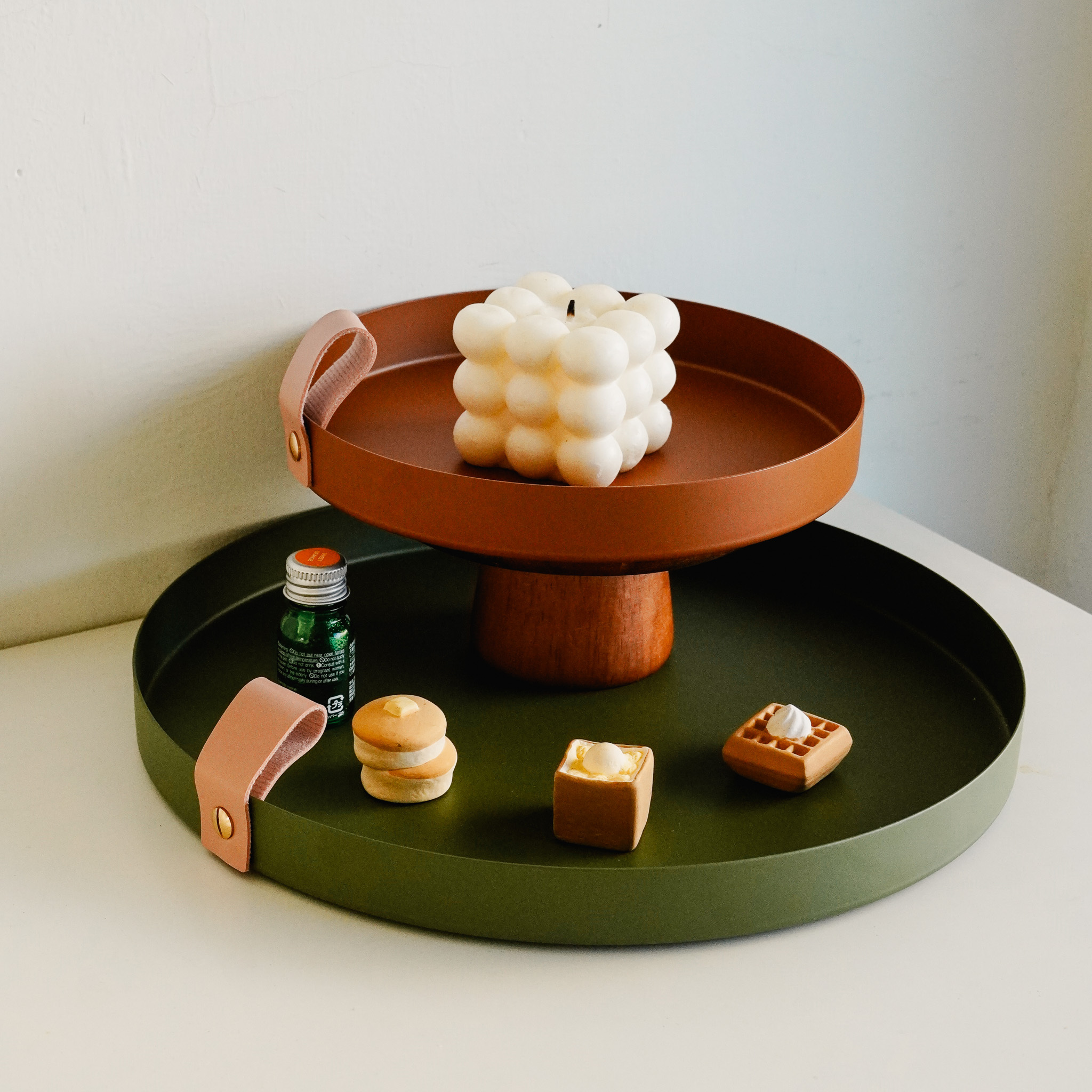 北歐風單耳收納托盤 三色售