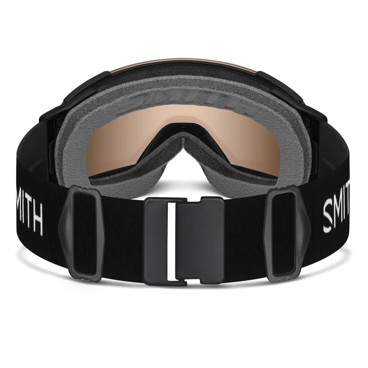 【SMITH】I/O Mag XL Low Bridge Fit_Black + ChromaPop Pro Photochromic Gold Mirror + ChromaPop Storm Blue Sensor Mirror