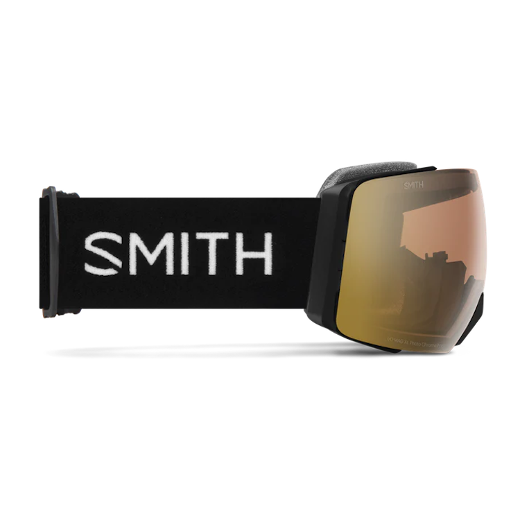 【SMITH】I/O Mag XL Low Bridge Fit_Black + ChromaPop Pro Photochromic Gold Mirror + ChromaPop Storm Blue Sensor Mirror