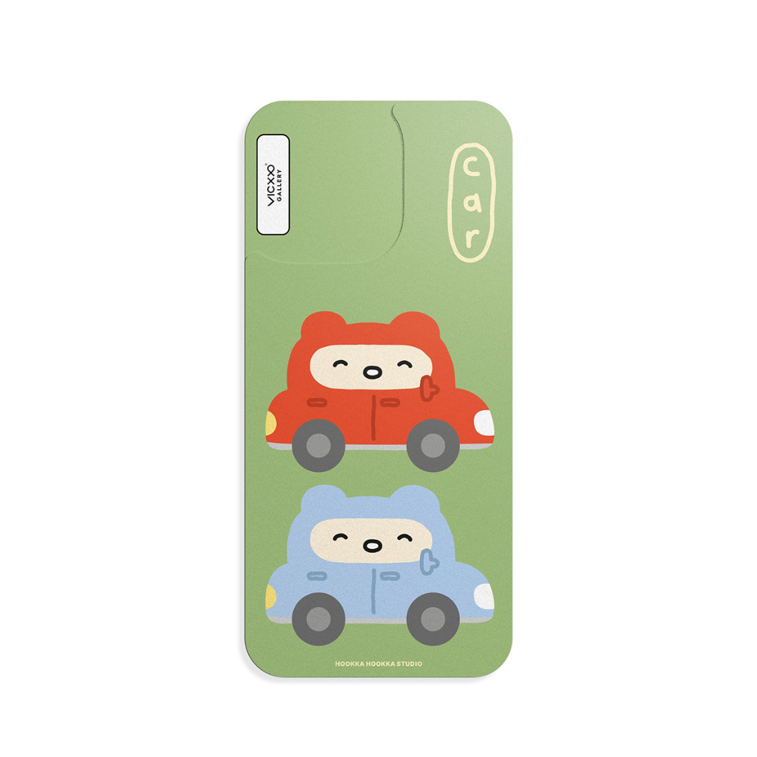 Hookka Hookka 手機背貼膜 / 牧牧小汽車-VC368