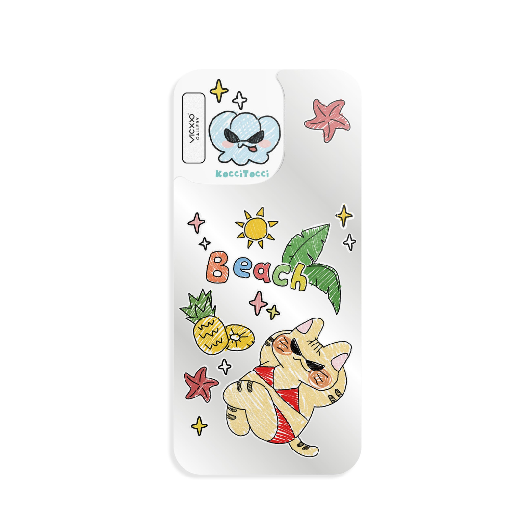 KocciTocci 手機鏡面背貼膜 / 我是熱情貓-VC247