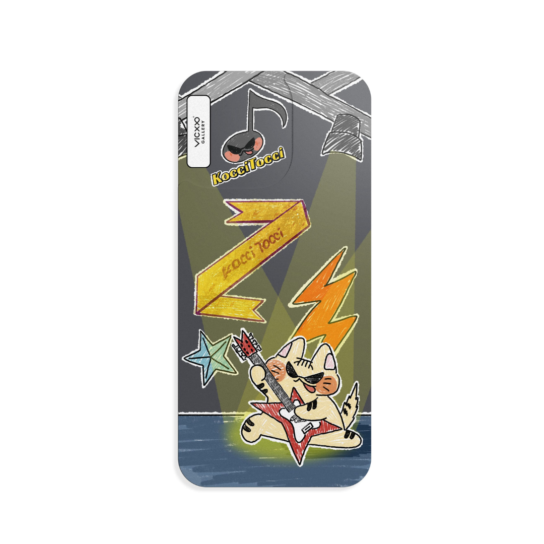 KocciTocci 手機背貼膜 / 我是搖滾明星-VC249