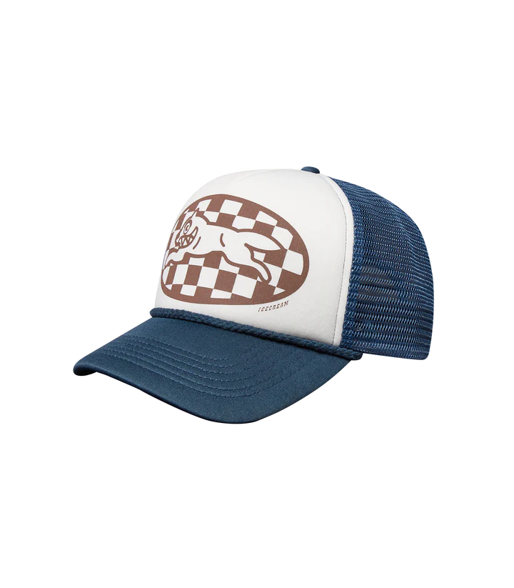 CHECKER RUNNING DOG TRUCKER CAP