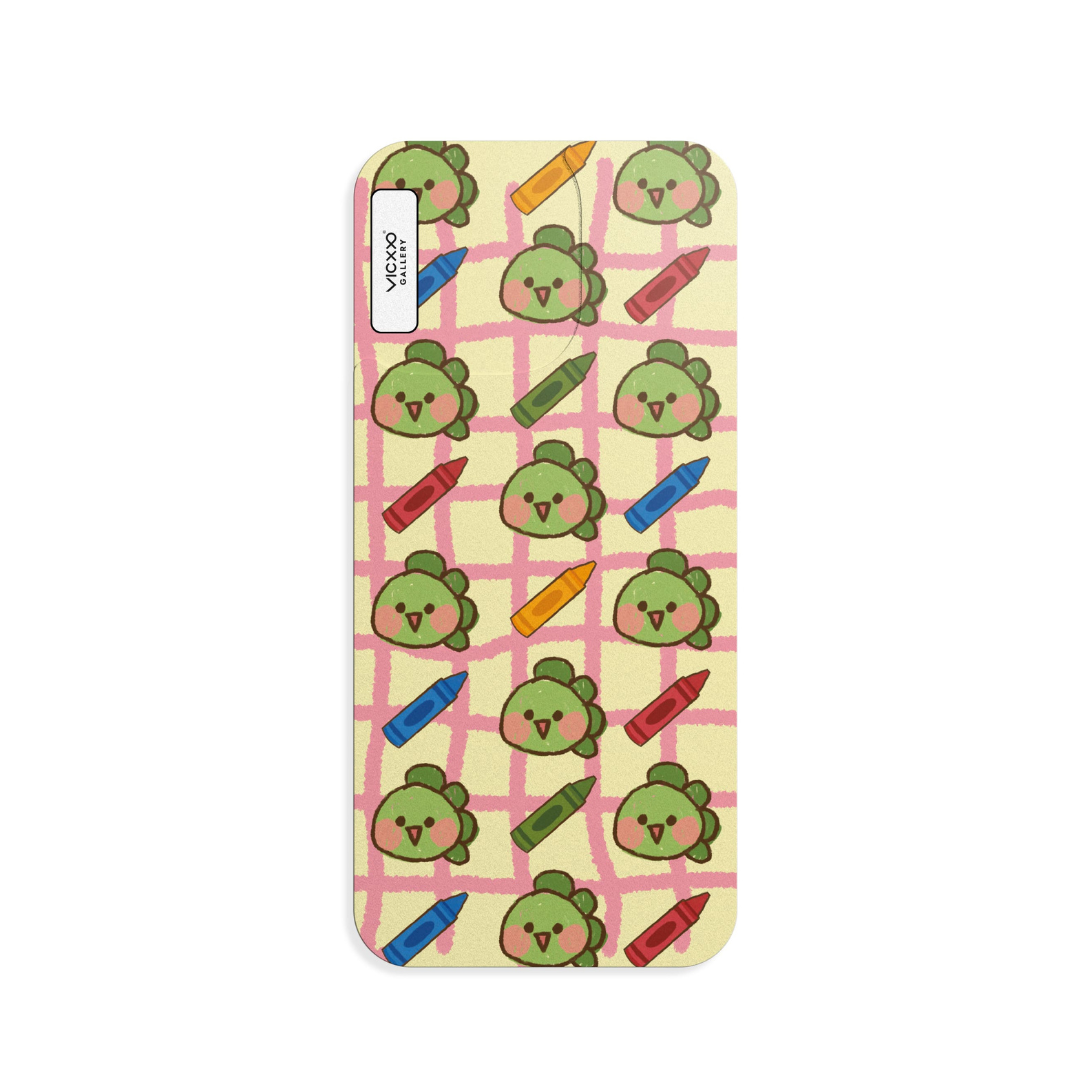 KocciTocci 手機背貼膜 / 蠟筆 AGU-VC245