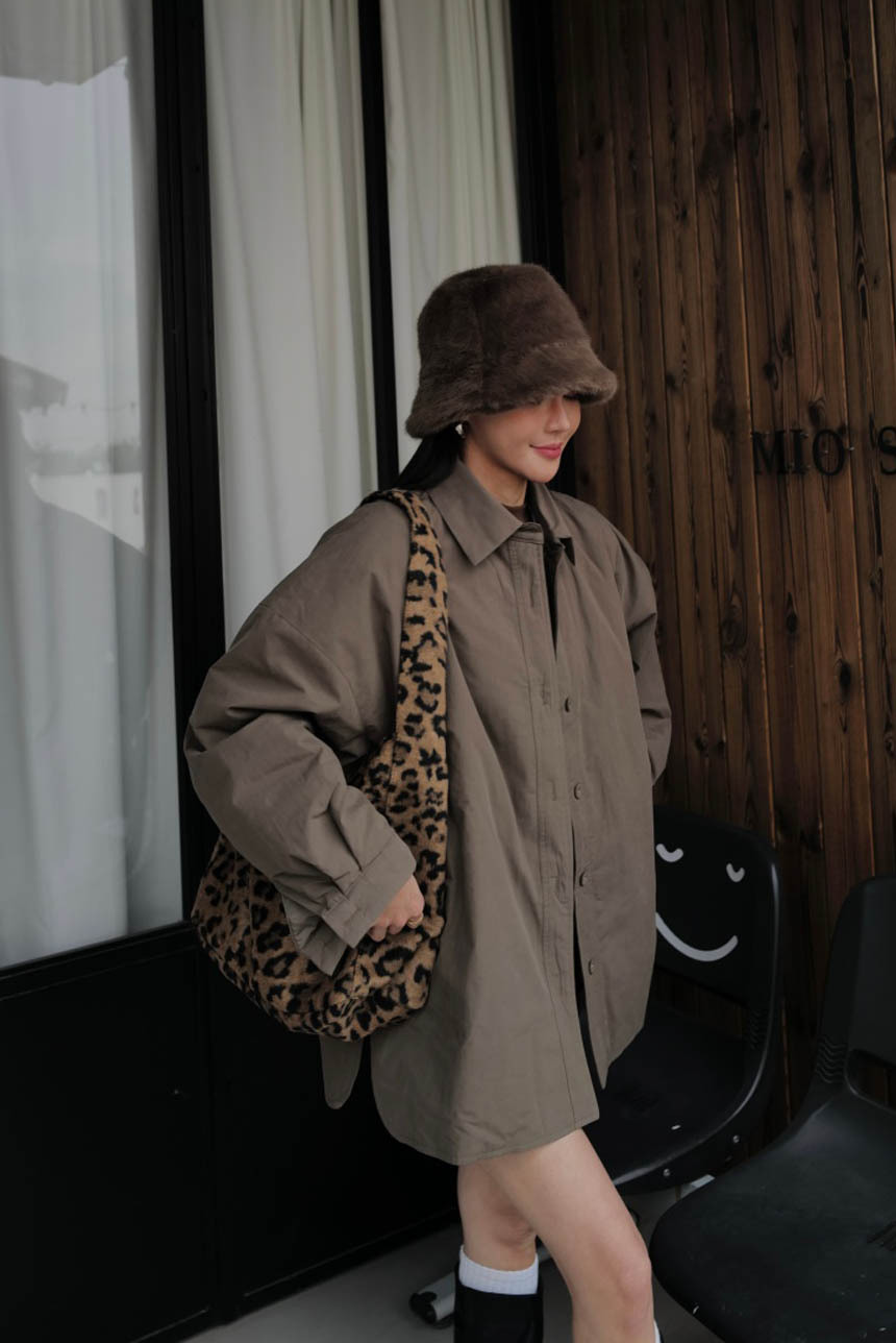 棉襖素面襯衫*3色