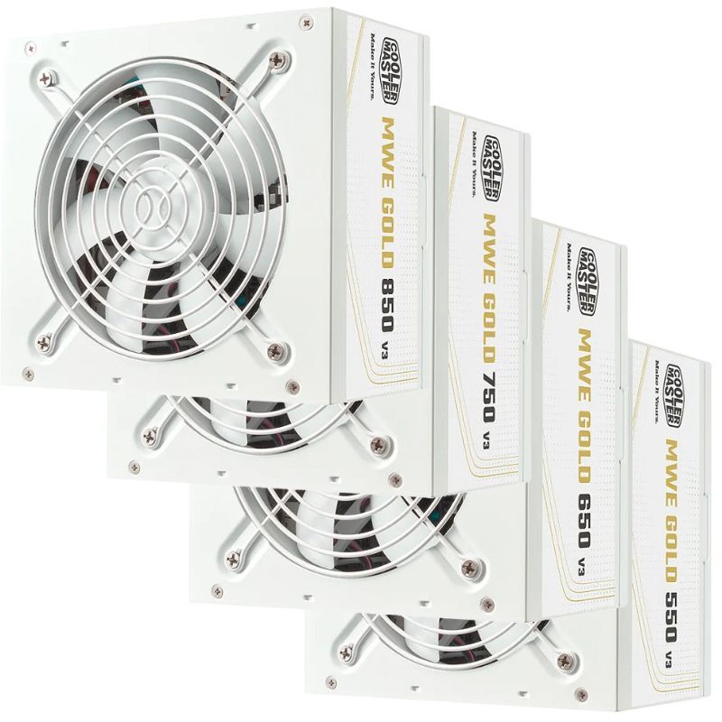 米特3C數位–酷碼 MWE Gold V3 ATX3.1 白色金牌直出線電供 550W/650W/750W/850W