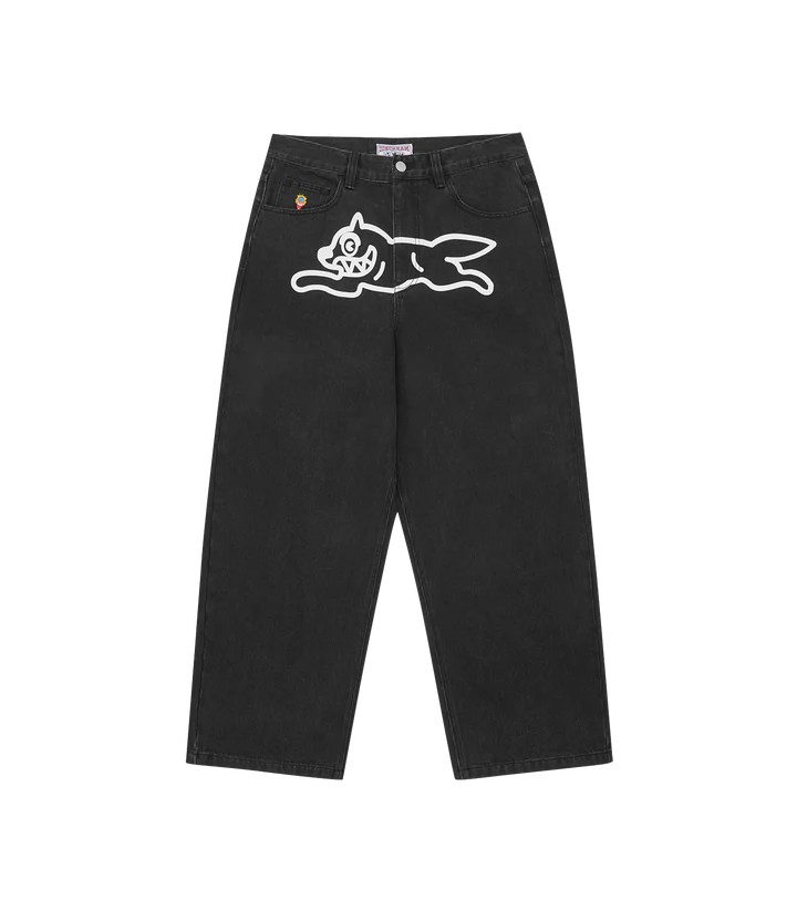 RUNNING DOG TRIPLE SCOOP DENIM PANTS