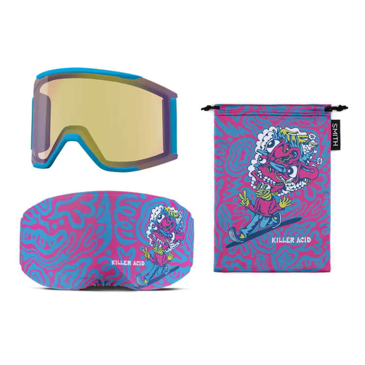 【SMITH】Squad Mag Low Bridge Fit_Killer Acid Artist Series